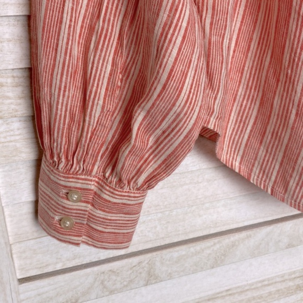 Free People Hello There Beautiful Off the Shoulder Striped Top Size XS - Picture 7 of 10